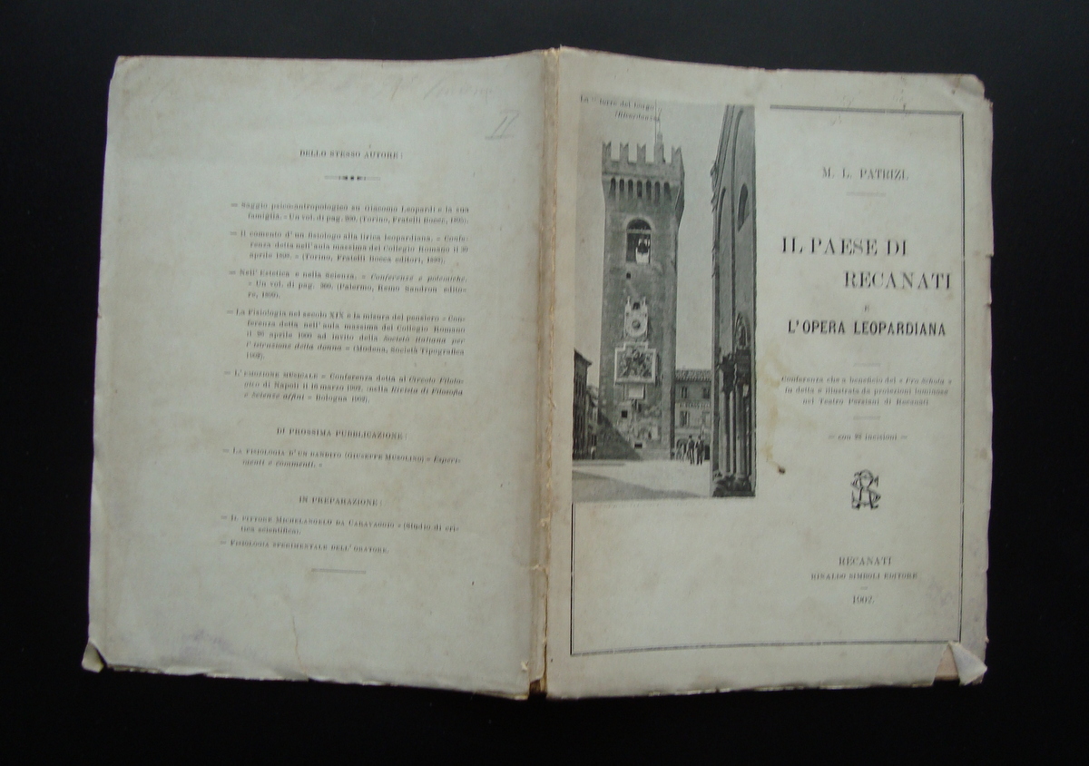 Patrizi Il Paese di Recanati e l'opera leopardiana Teatro Persiani …