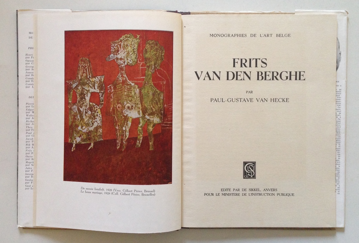 Paul Gustave Van Hecke Frits Van Den Berghe Arte Belgio …