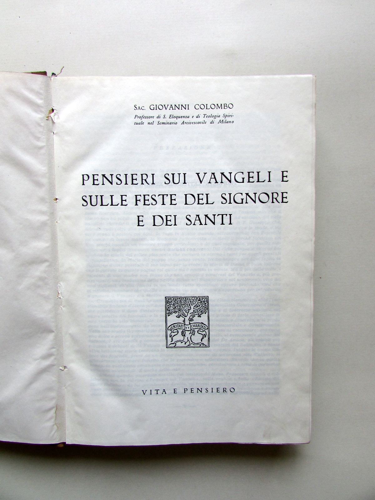 Pensieri sui Vangeli e sulle Feste del Signore e dei …