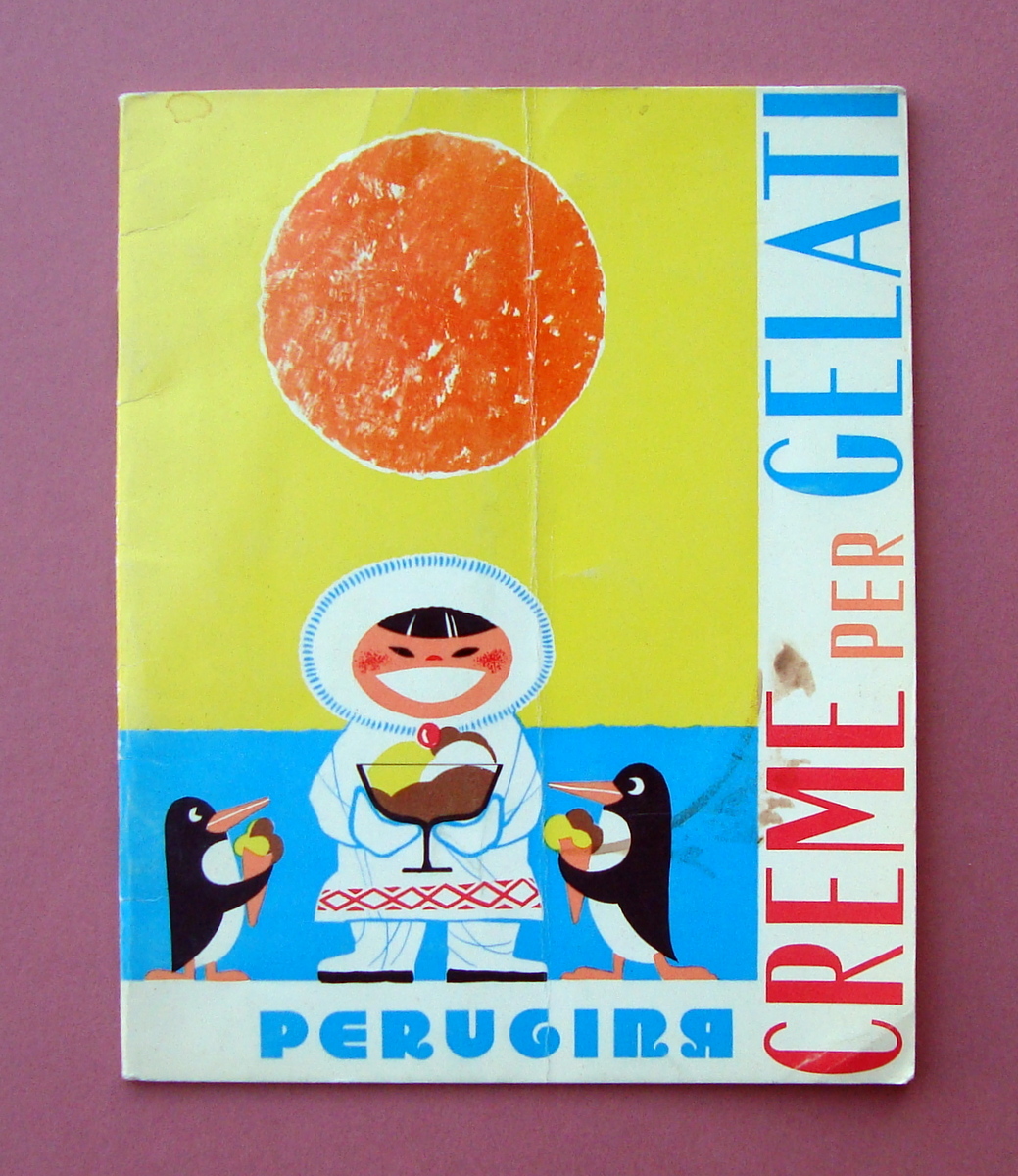 Perugina Creme per Gelati met‡ anni '60 ca bella grafica