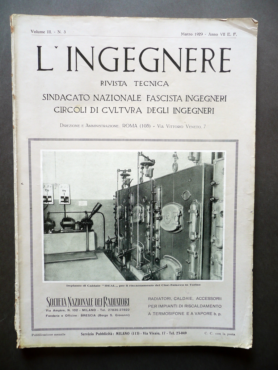 Piana Capitanata Ponte Cobianchi Intra L'Ingegnere Vol. III N. 3 …