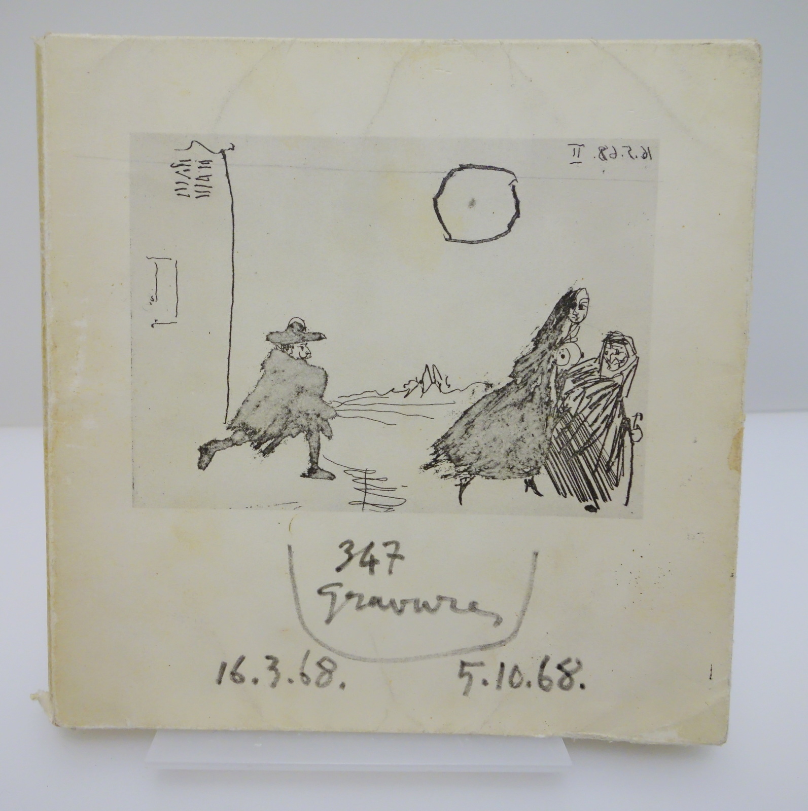 PICASSO 347 GRAVURES CATALOGO MOSTRA GALLERIA LOUISE LEIRIS 1968 INCISIONI …