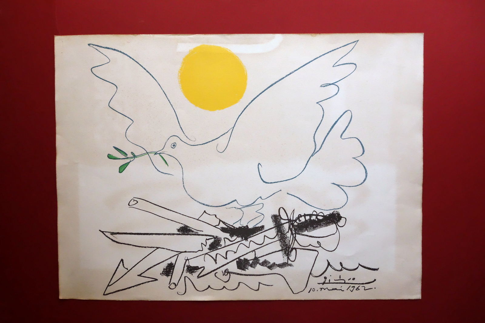 Picasso Colombe de l'Avenir Nouvelles Images Editions Combat Paix Parigi …