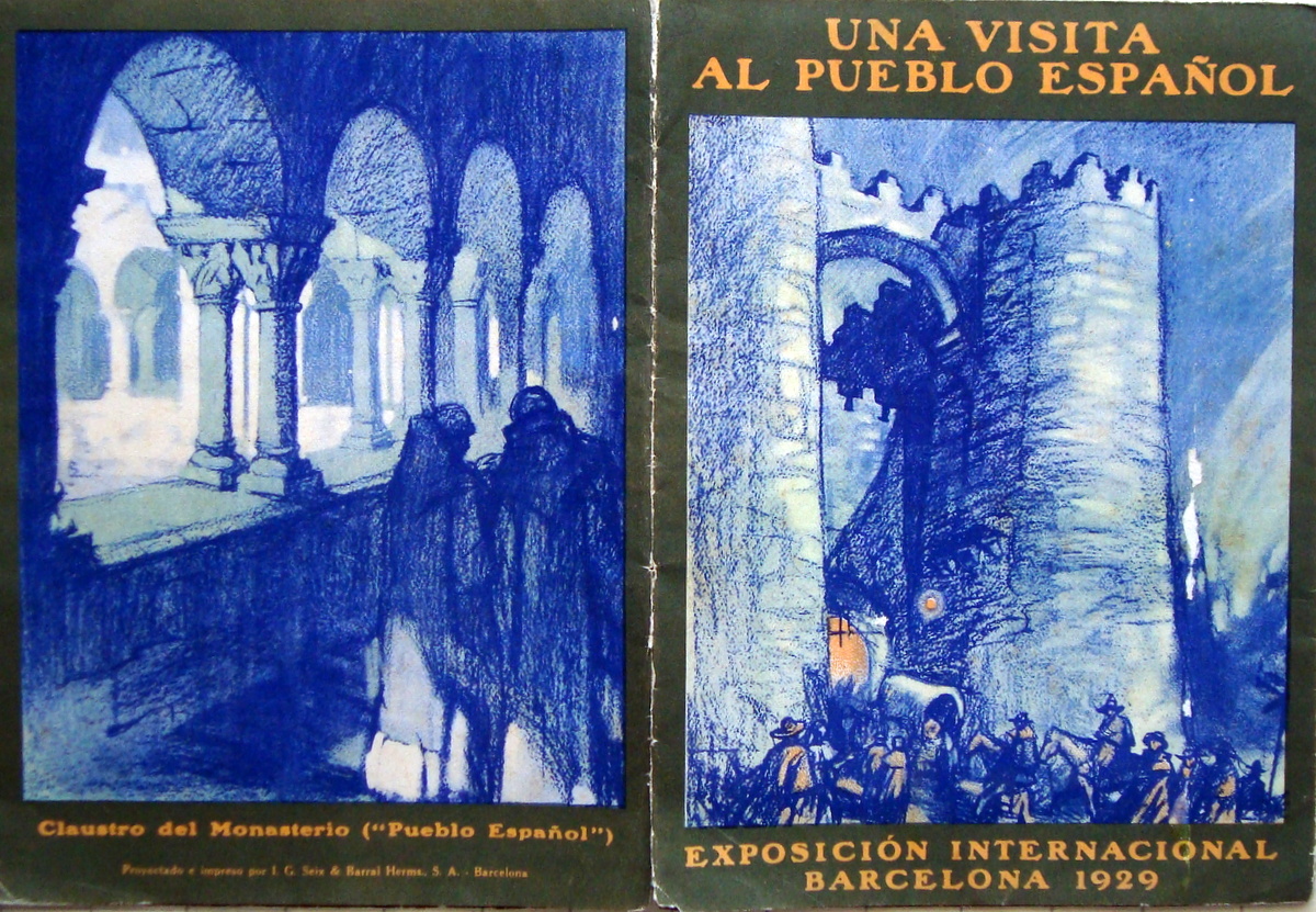 Pieghevole Exposicion de Barcelona 1929 Una Visita al Pueblo Espanol …