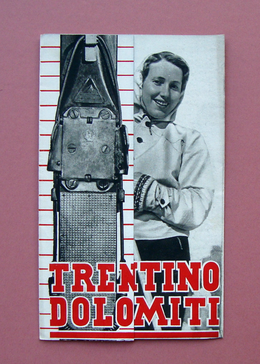 Pieghevole Turistico Trentino Dolomiti Sci Sport Invernali Montagna