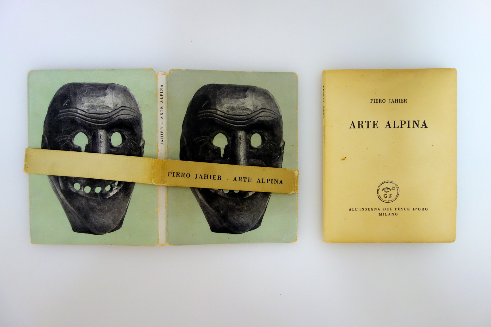 Piero Jahier Arte Alpina Scheiwiller Milano 191958 Autografo Fascetta Ed.