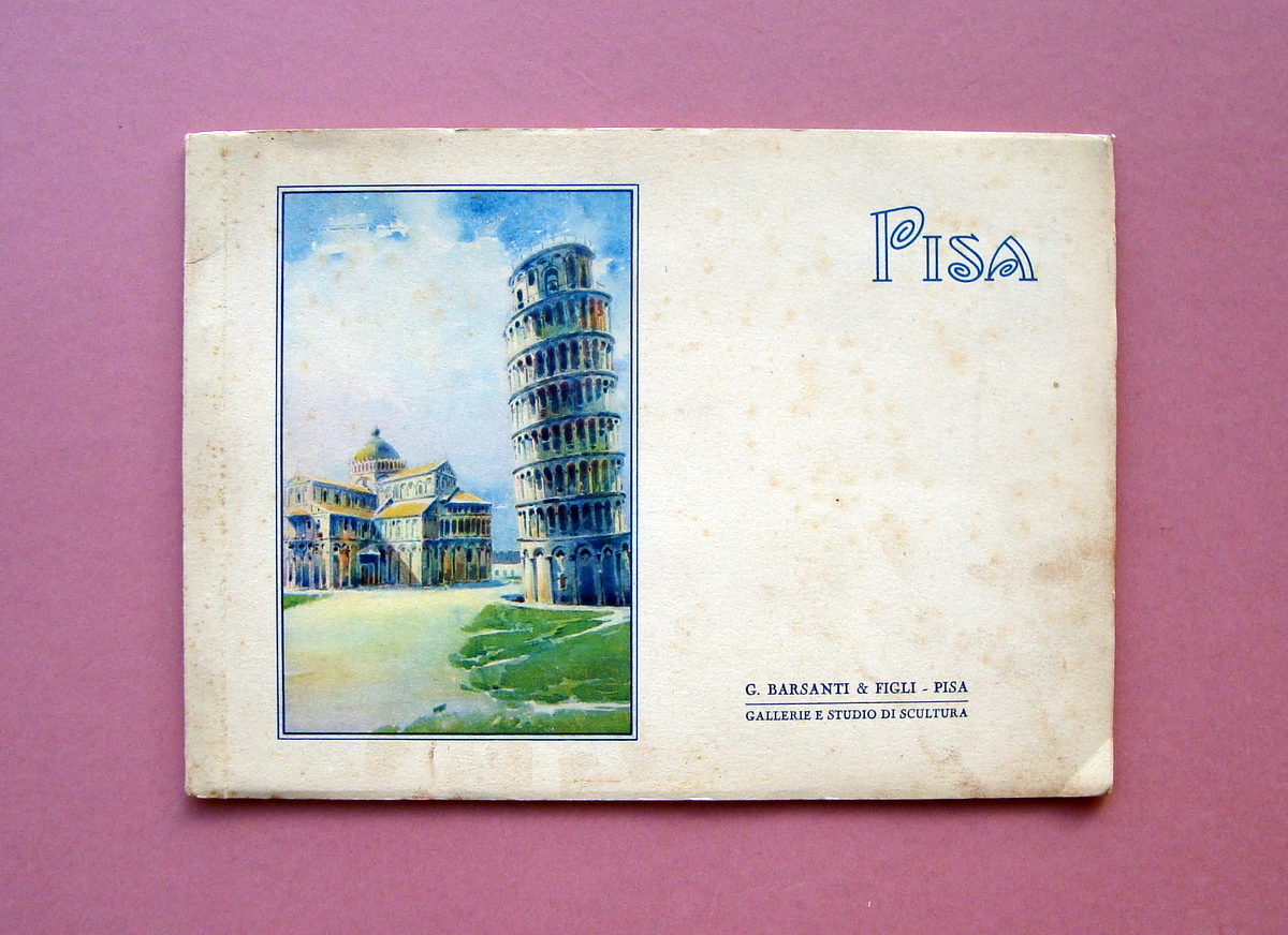 Pisa Album RIcordo Barsanti anni '40-'50 ca Fotografie seppiate