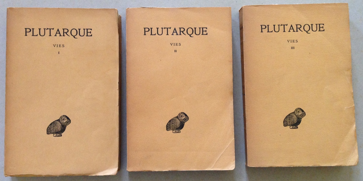 Plutarque Vies 3 Volumi 1 2 3 Le Belles Lettres …