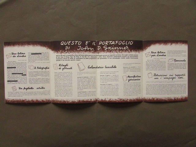 Portafoglio John Skinner Propaganda Antinglese 1944 Seconda Guerra Mondiale