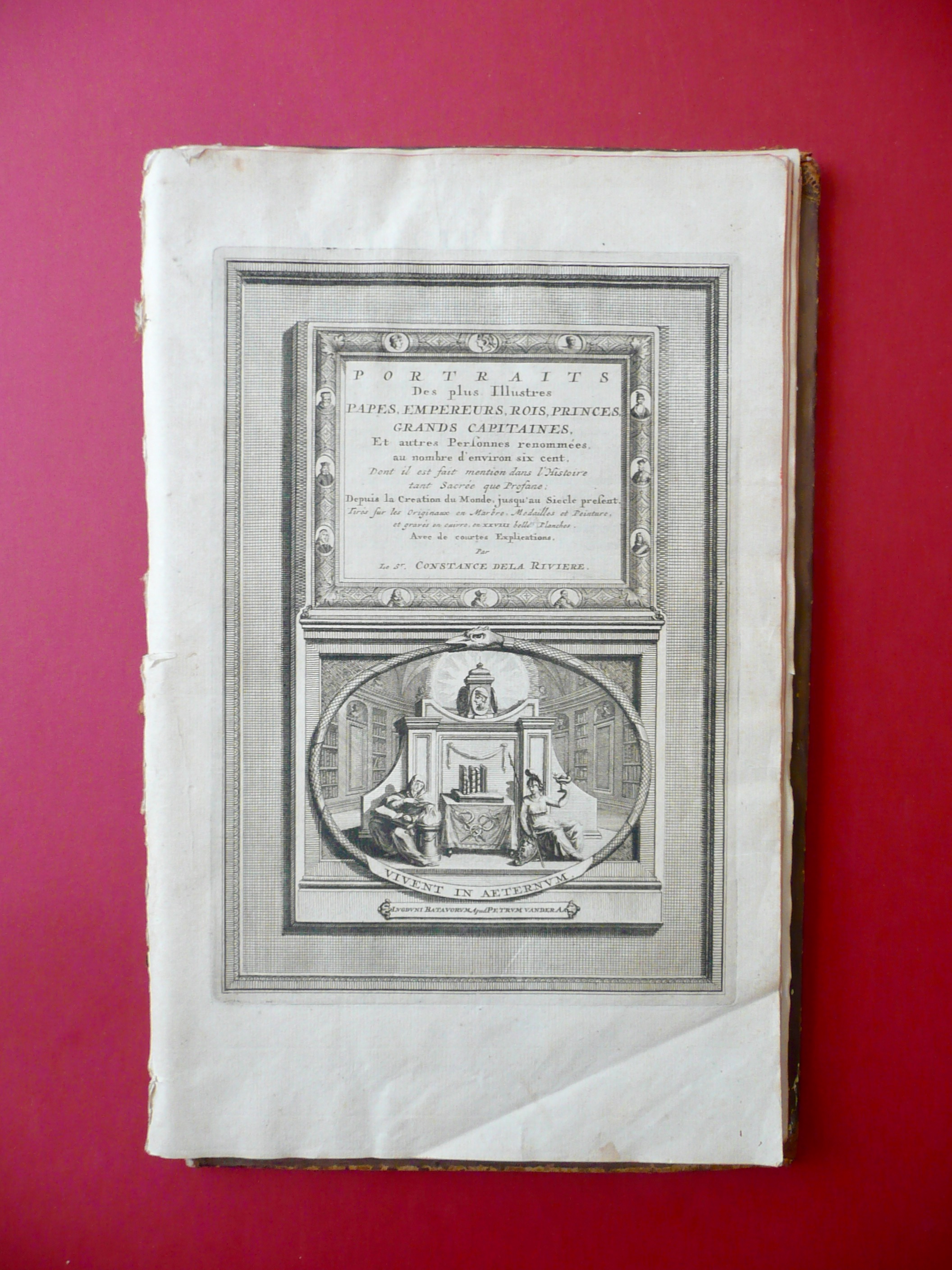 Portraits des Plus Illustres Papes Empereurs Papes Rois Princes Capitaines …