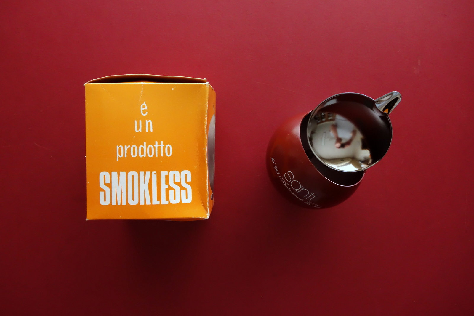 Posacenere Smokny F. W. Quist Anni '70 Sferico Pubblicitario Santi …