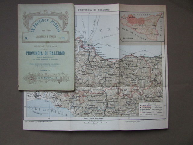 Province Italia Palermo Sicilia Corti Guardione Paravia 1914 Geografia Storia