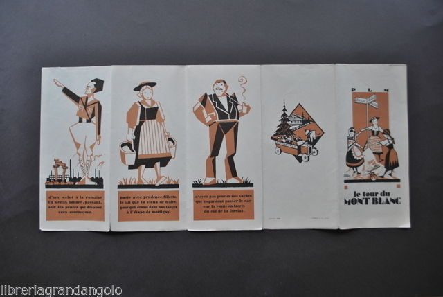 Pubblicit‡ Turismo Montagna PLM Giro Monte Bianco Tour Mont Blanc …