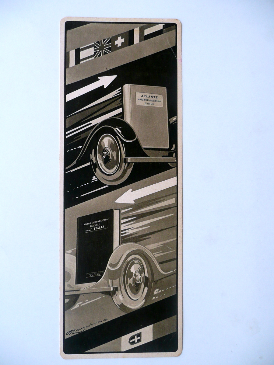 Pubblicit‡ Zandrino Atlante Auto Moto Ciclistico d'Italia De Agostini Anni …
