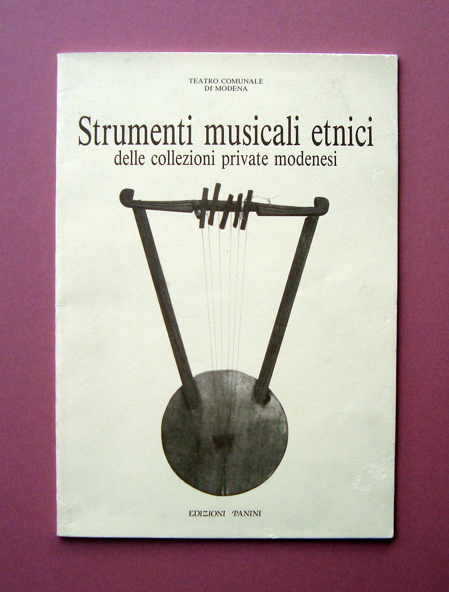 Raro Strumenti Musicali etnici Teatro Comunale Modena 1987 Ed.Panini collezioni