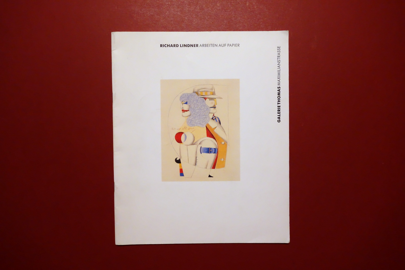 Richard Lindner Abeiten Auf Papier Galerie Thomas Maximilianstrasse Munchen 1990