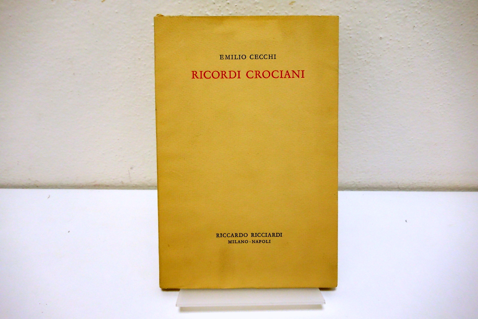 RICORDI CROCIANI CECCHI RICCIARDI 1965