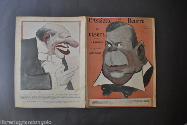 Rivista Caricature Teatro Assiette au Beurre les Cabotines Camara Parigi …