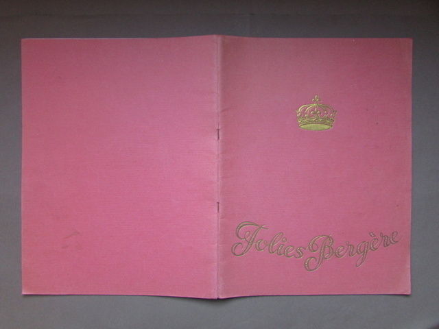 Rivista Folies Bergere Variet‡ Galante Spettacolo Teatro Anni 50 Francia