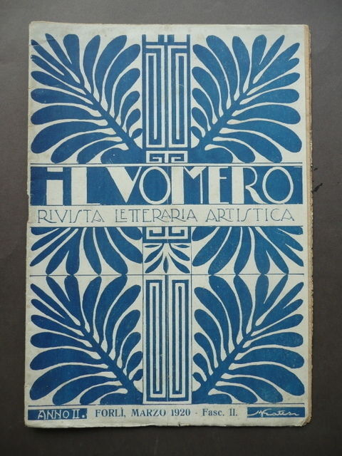 Rivista Letteraria Artistica Il Vomero N. 2 Meldola ForlÏ 1920