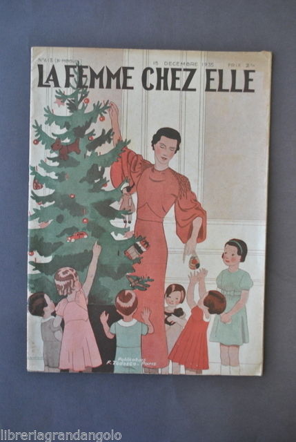 Rivista Natale La Femme Chez Elle Moda Ricamo Puericoltura Parigi …