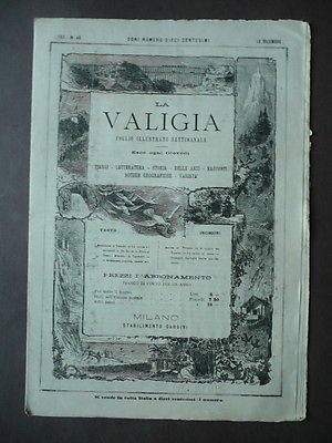 Riviste '800 Figurate Vesuvio Ascensione Caccia falcone e cervo Garibaldi …