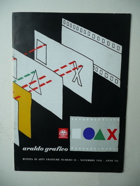 Riviste Arte Grafica Araldo Grafico 1956 Figini Capitani