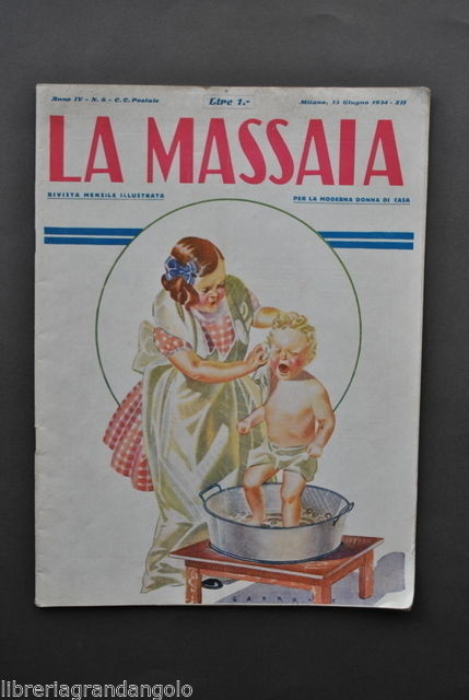 Riviste Massaia Moderna Donna Casa Economia Domestica Lavori Ricette Moda …