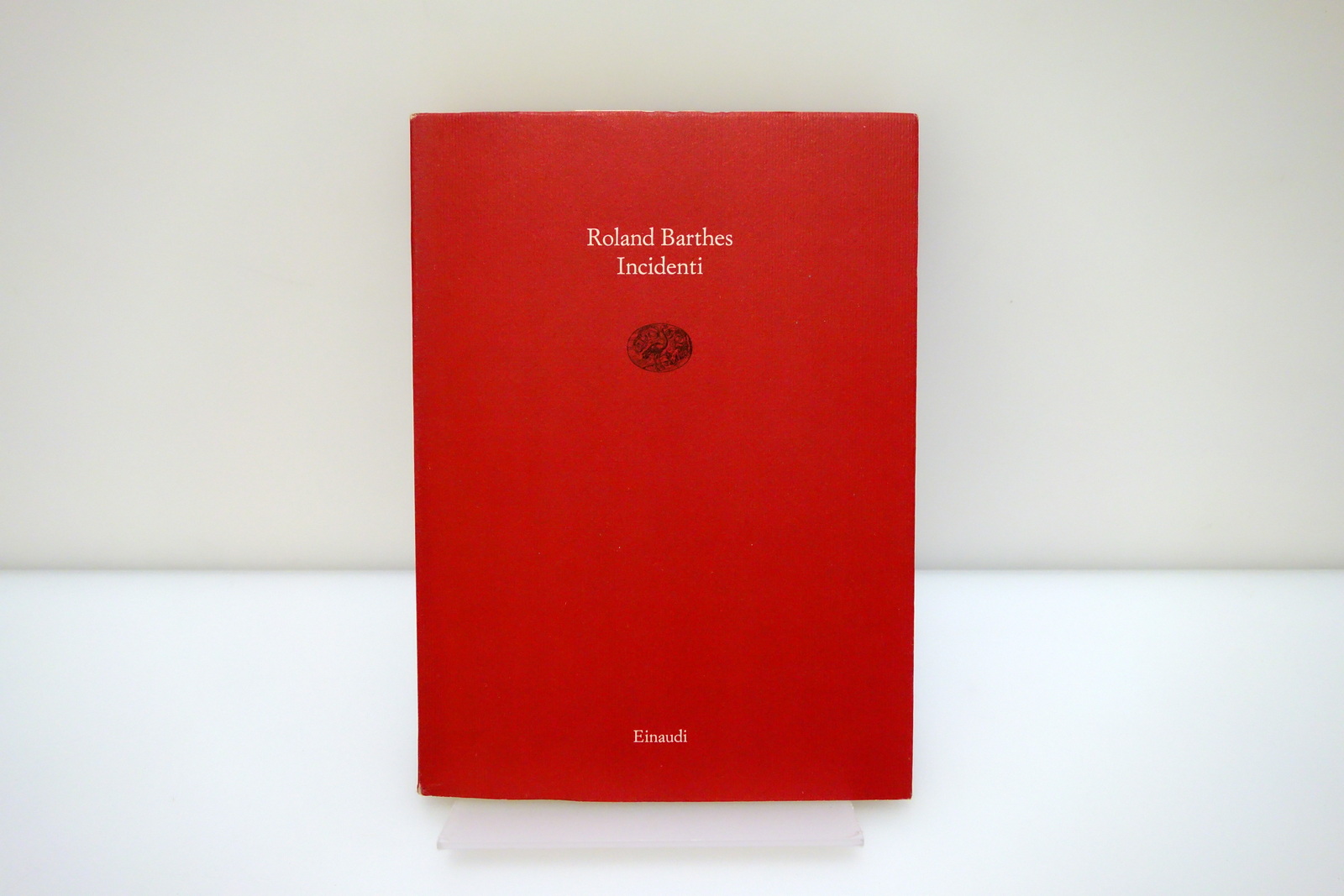 Roland Barthes Incidenti Einaudi Saggi Brevi Torino 1990 Raro