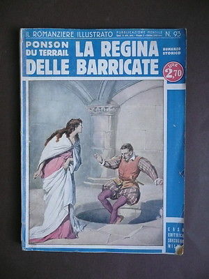 Romanzi popolari Du Terrail Sonzogno Romanzi Storici Regina delle barricate …