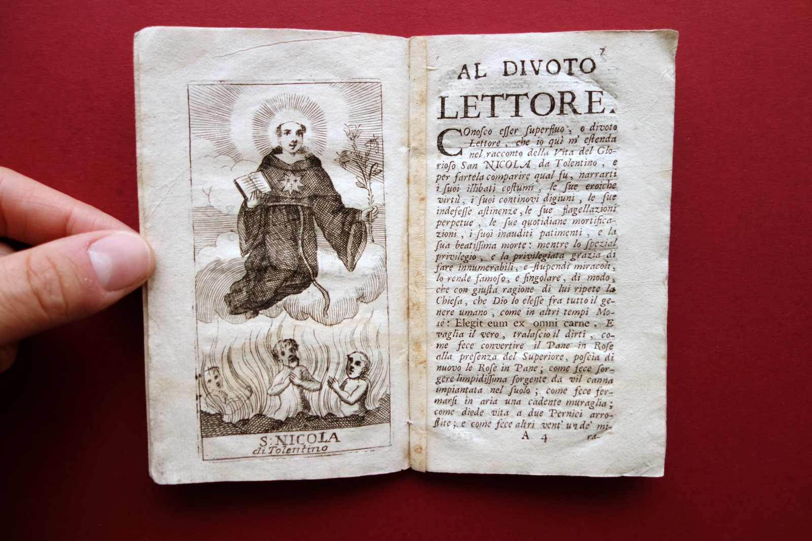 Sagro Settenario del Glorioso San Nicola da Tolentino Met‡ '700 …