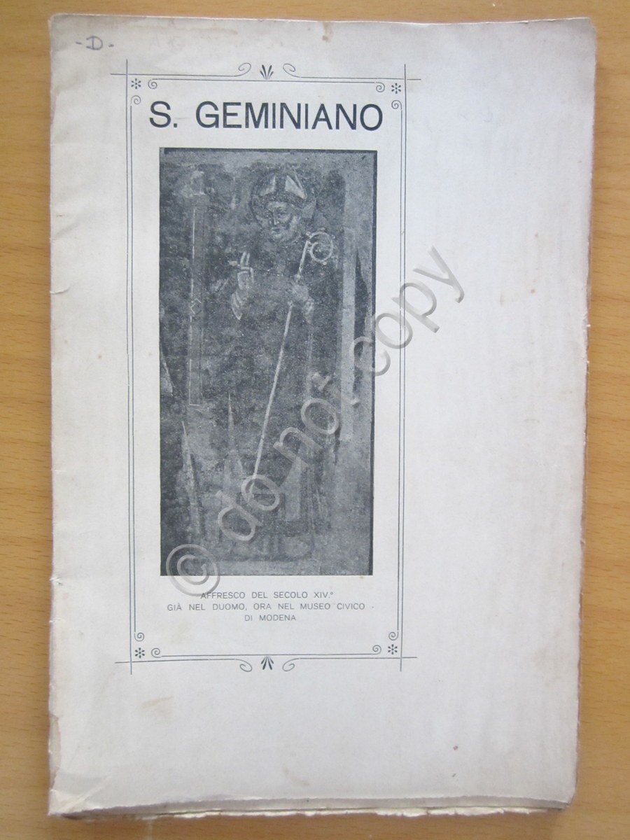 San Geminiano Spinelli Modena 1906 Festa Fiera Fonte Storia Locale …