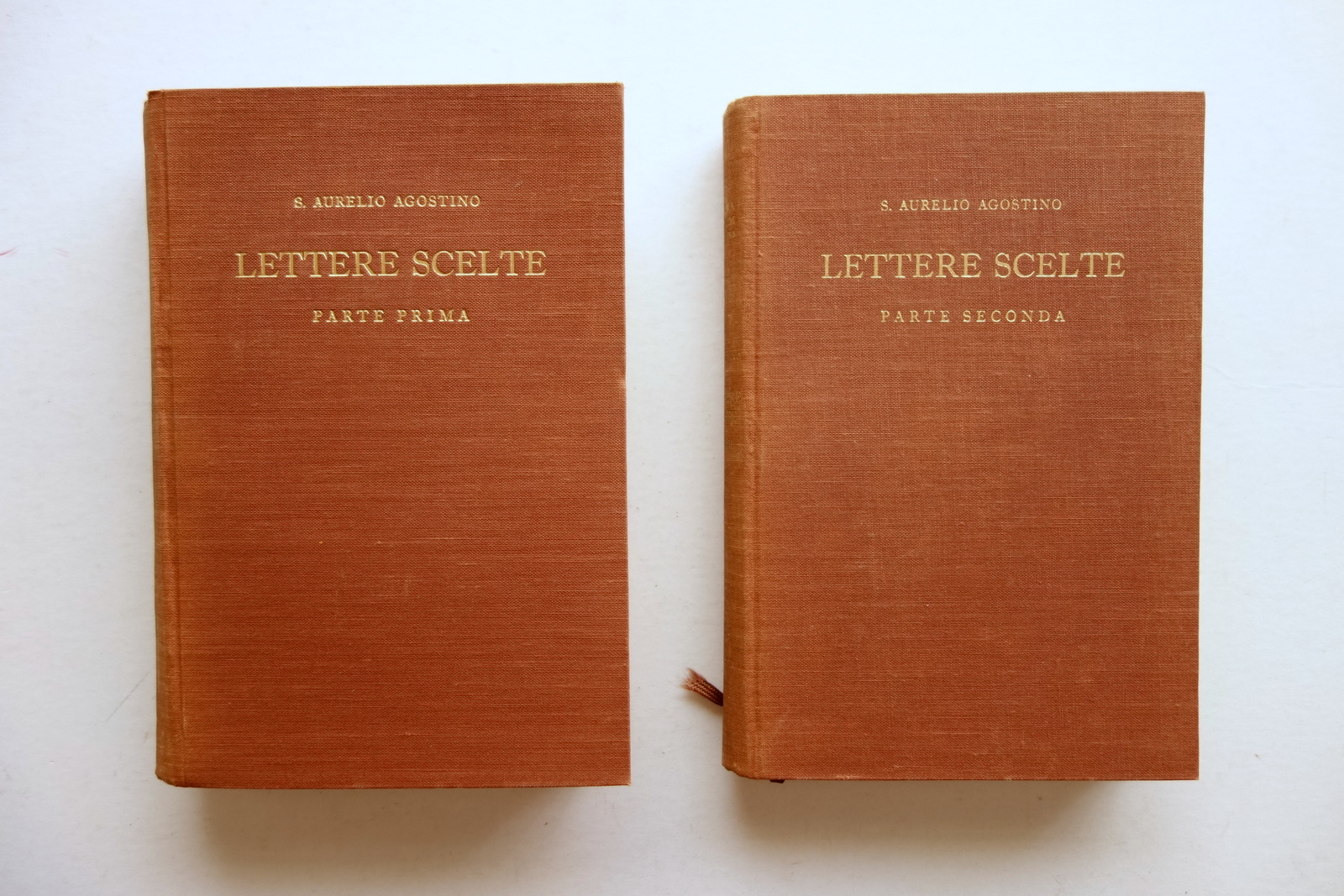 Sant'Agostino Lettere Scelte SEI Torino 2 Volumi 1939 Completo Testo …