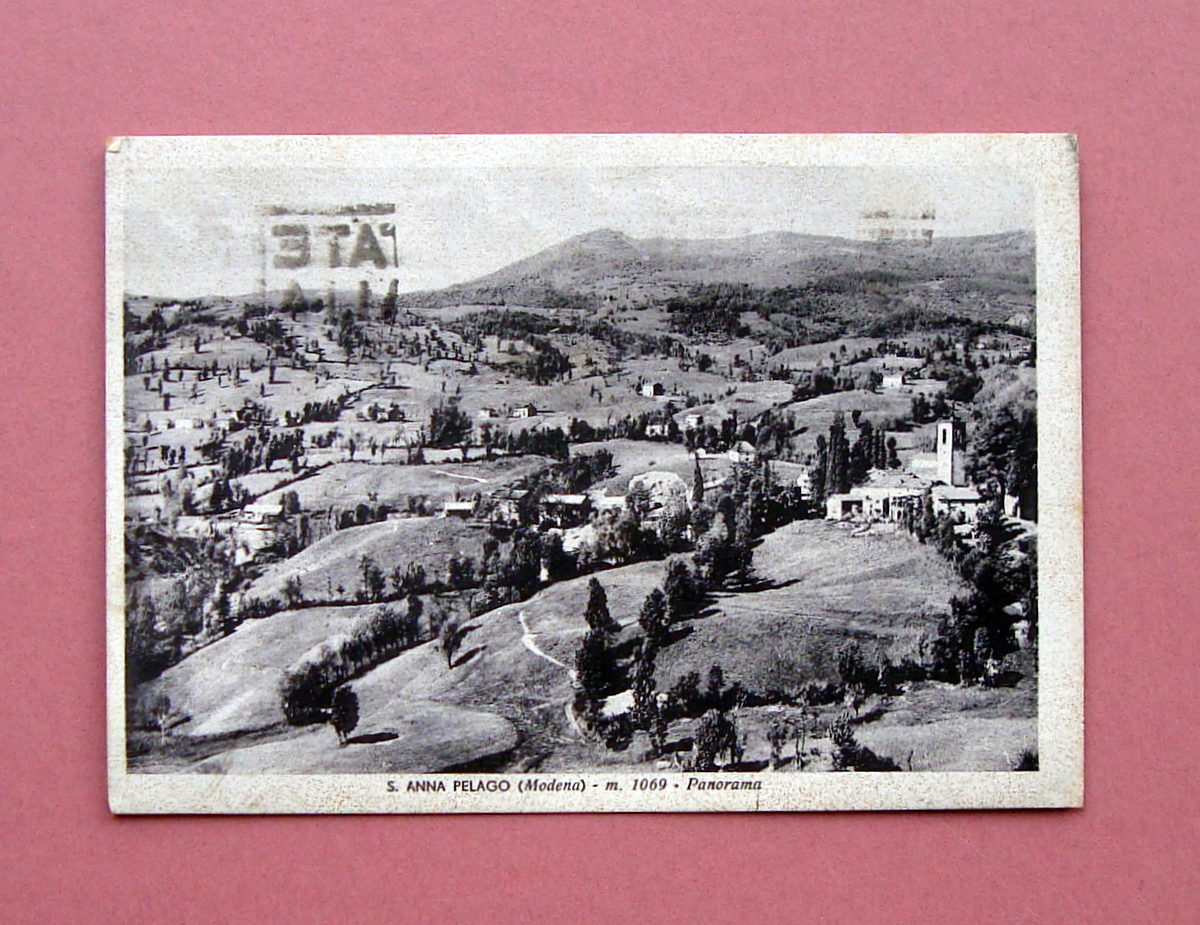 Sant'Anna Pelago (Modena) Cartolina viaggiata 1941 Panorama