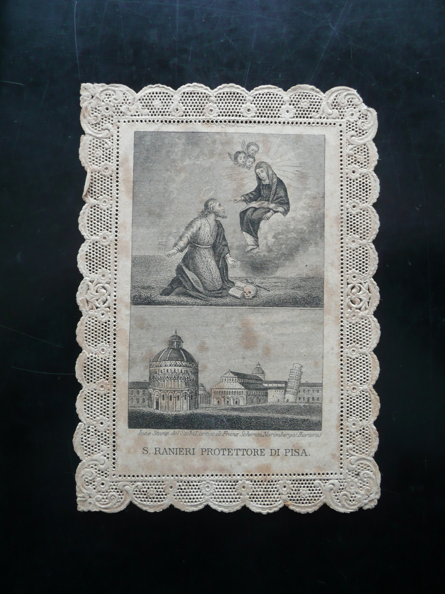 Santino Traforato S. Ranieri Protettore di Pisa F. Schemm Norimberga …