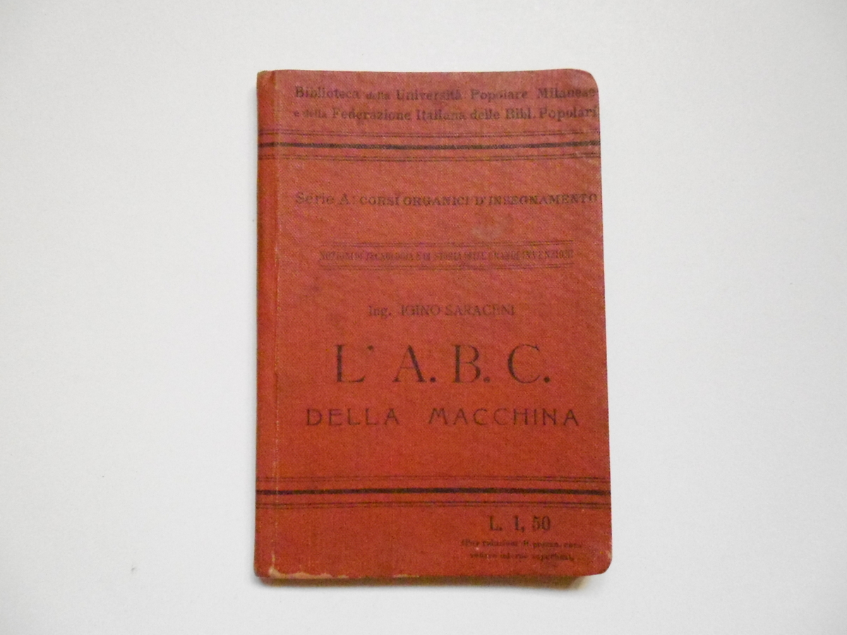 Saraceni Igino L'A. B. C. della Macchina Federazione Italiana delle …