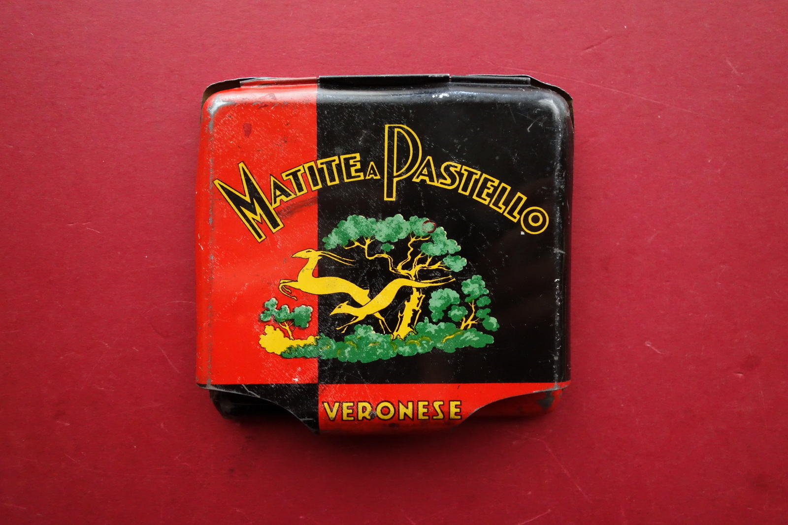 Scatola di Latta Matite Augusto Bo FIM Torino Paolo Veronese …