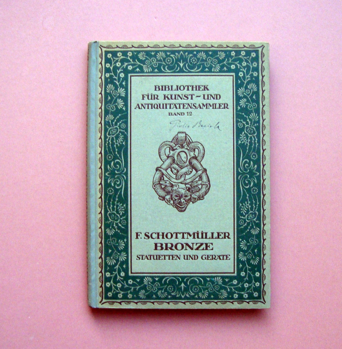 Schottmuller Frida Bronze Staturtten und Gerate Berlin 1921 bella rilegatura