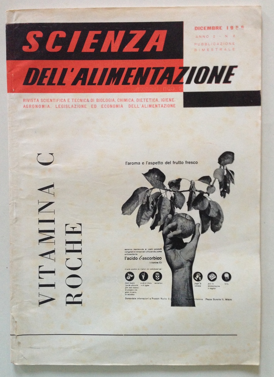 Scienza dell'Alimentazione n 6 Dicembre 1956 Burro di Siero Joghurt …