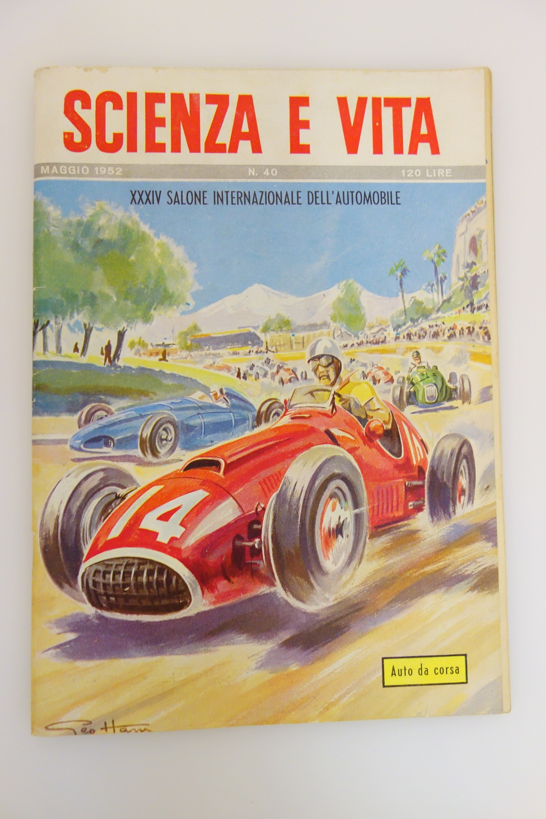 Scienza e Vita 40/1952 XXXIV Salone Internazionale dell'automobile Ponte Stretto