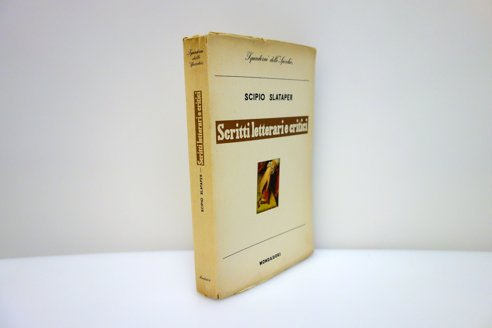 Scipio Slataper Scritti Letterari Critici Mondadori 1956 1°Ed. Autografo Jahier