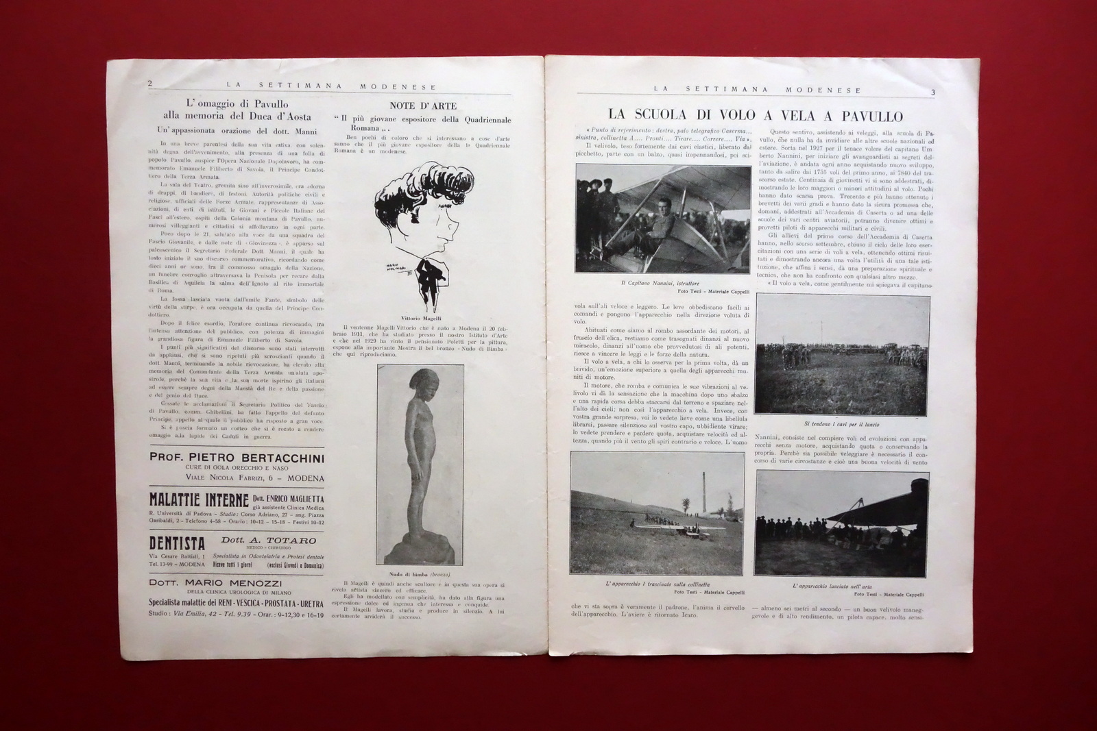 Scuola di Volo di Vela a Pavullo Nannini Balbo Settimana …