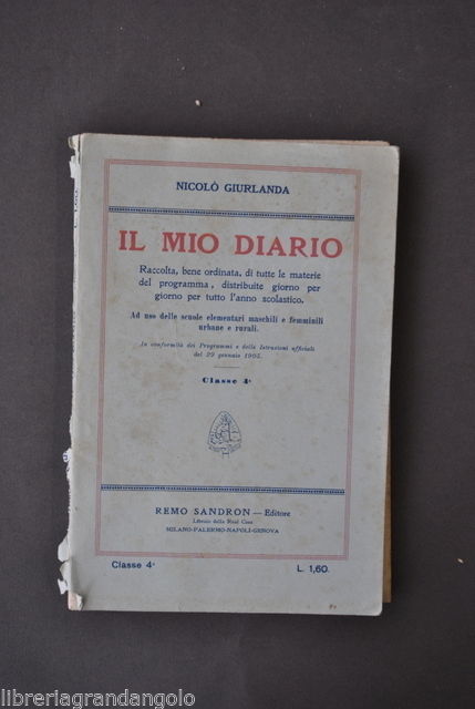 Scuola Raccolta Materie Programma Anno Scolastico Il Mio Diario Giurlanda …