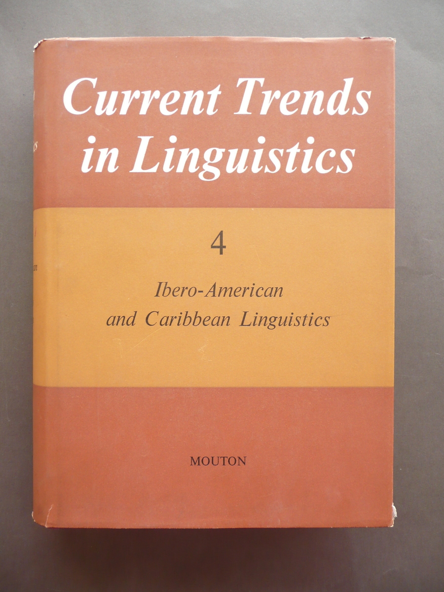 SEBEOK CURRENT TRENDS IN LINGUISTICS VOL.4 IBERO AMERICAN CARIBBEAN PARIGI …