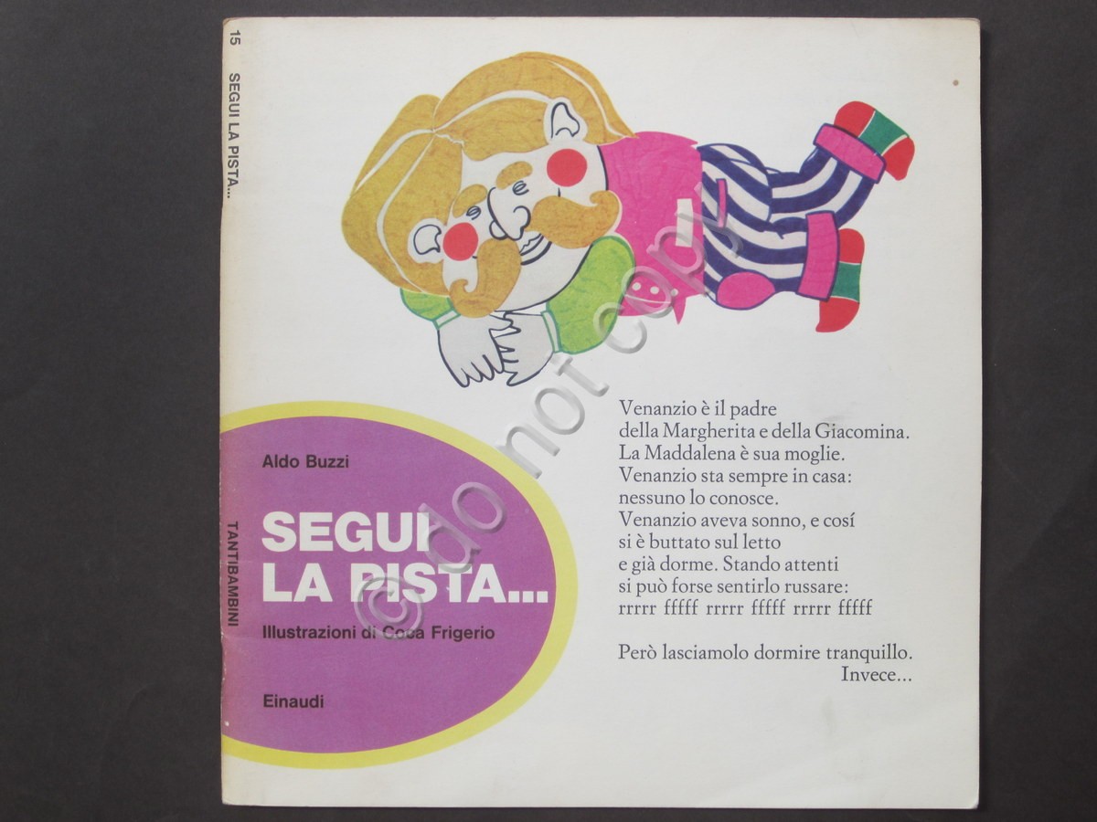 Segui la Pista. Aldo Buzzi 1973 Libro Illustrato per Bambini …
