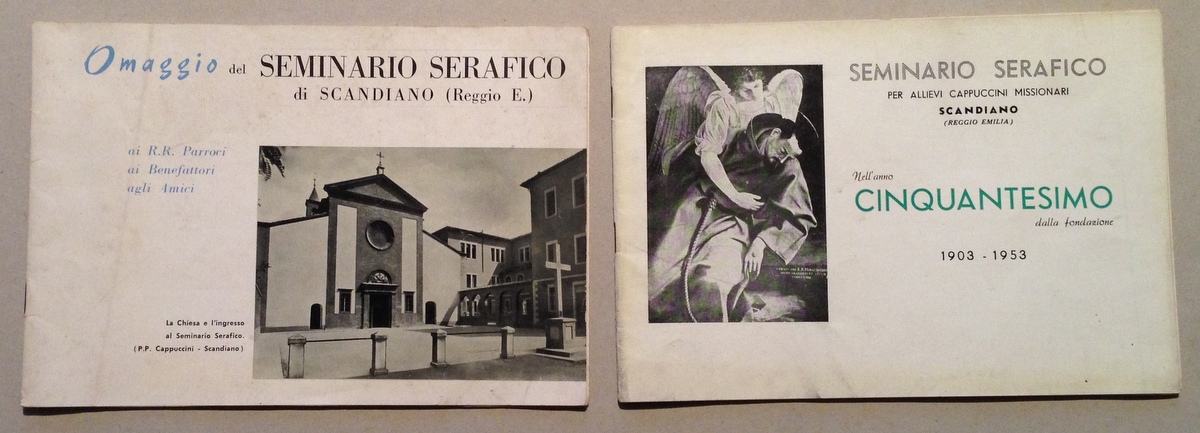 Seminario Serafico Cappuccini Scandiano Reggio Cinquantesimo Dalla Fondazione