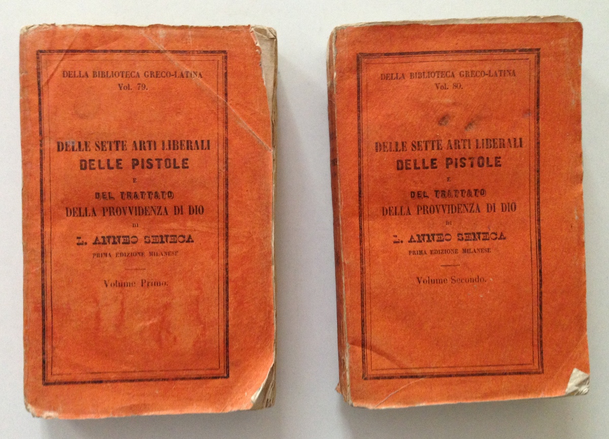 SENECA ANNEO DELLE SETTE ARTI LIBERALI DELLE PISTOLE 2 VOL …