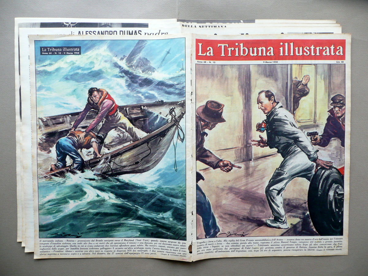 Sequestro Manuel Fangio Pilota Gran Premio Avana Cuba La Tribuna …