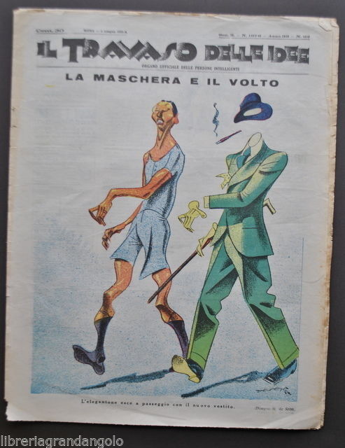 Settimanale Satirico Travaso delle Idee Organo Persone Intelligenti 1932