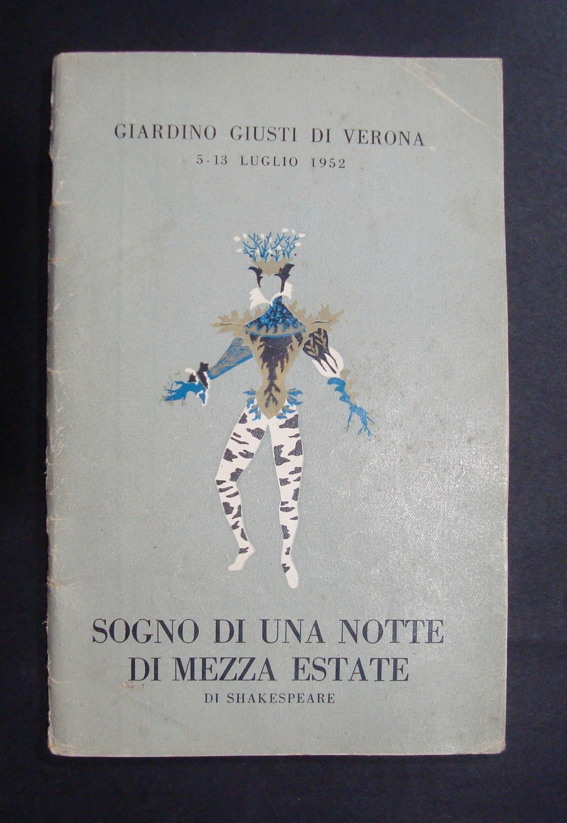 SHAKESPEARE SOGNO DI UNA NOTTE DI MEZZA ESTATE GIUSTI 1952 …